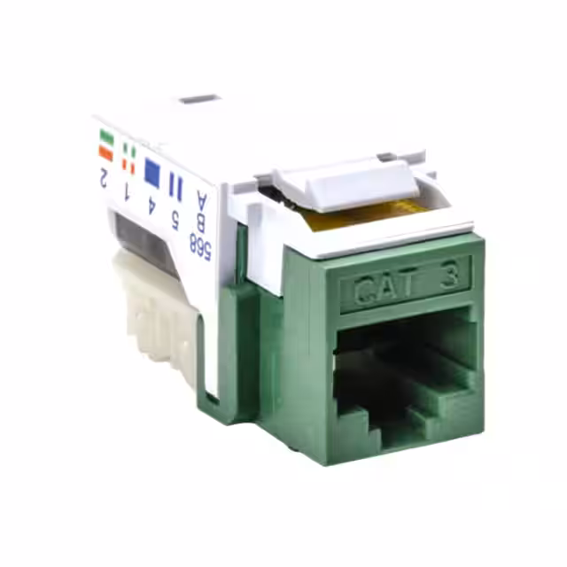 RJ45FC3-GRN HellermannTyton  Inserciones Keystone